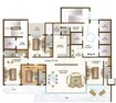 DB Orchid Turf View 4 BHK Layout