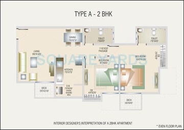  2 BHK Apartment at DB Realty Orchid Ozone, Dahisar East – for Sale