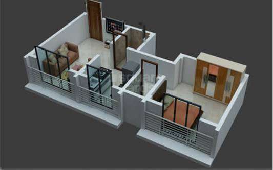 1 BHK 286 Sq. Ft. Apartment in Deep Darshan