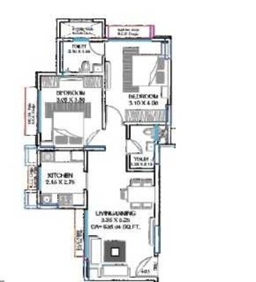  2 BHK Apartment at Deepanjali CHS, Malad West – for Rent