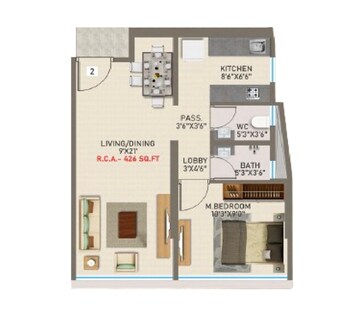  1 BHK Apartment at DGS Sheetal Hira, Malad East – for Rent