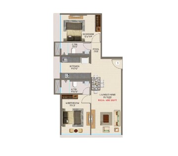  2 BHK Apartment at DGS Sheetal Hira, Malad East – for Sale