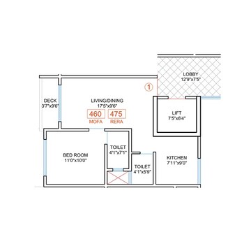  1 BHK Apartment at DGS Sheetal Shashank, Borivali West – for Sale