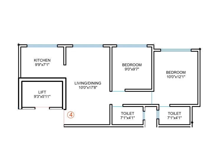 Other, dgs-sheetal-shashank 2 Bedroom 569 Sq.Ft. Apartment In Borivali West Mumbai 9216499
