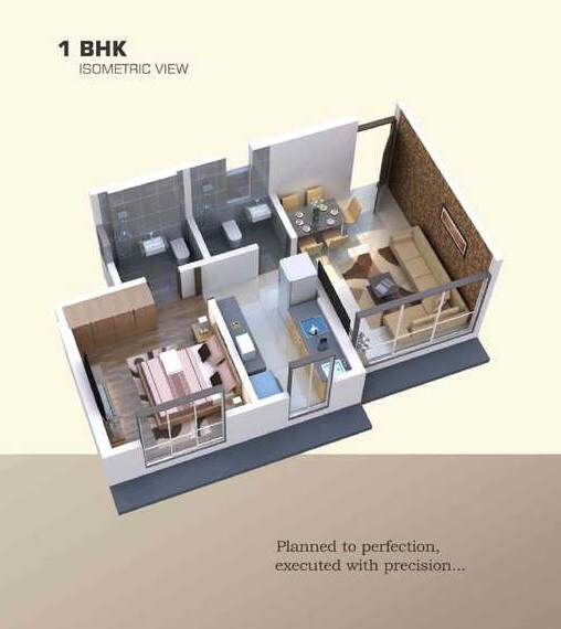 Other, dgs-sheetal-tapovan 1 Bedroom 419 Sq.Ft. Apartment In Malad East Mumbai 9163037