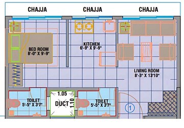 1 BHK Apartment at DGS Sheetal Uptown, Kandivali East – for Sale