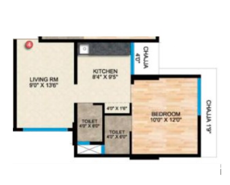 dhanraj ashoka grandeur apartment 1 bhk 431sqft 20254008174027
