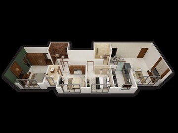  3 BHK Apartment at Dhaval Sunrise Charkop, Kandivali West – for Rent