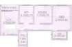 DHMP Shanti Enclave 2 BHK Layout