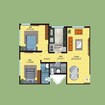 Dipti Vishwaprem CHS 2 BHK Layout