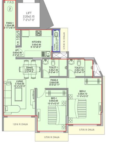  2 BHK Apartment at Divine Aspen Garden, Goregaon East – for Sale