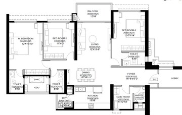  3 BHK Apartment at DLF The Westpark, Andheri West – for Sale