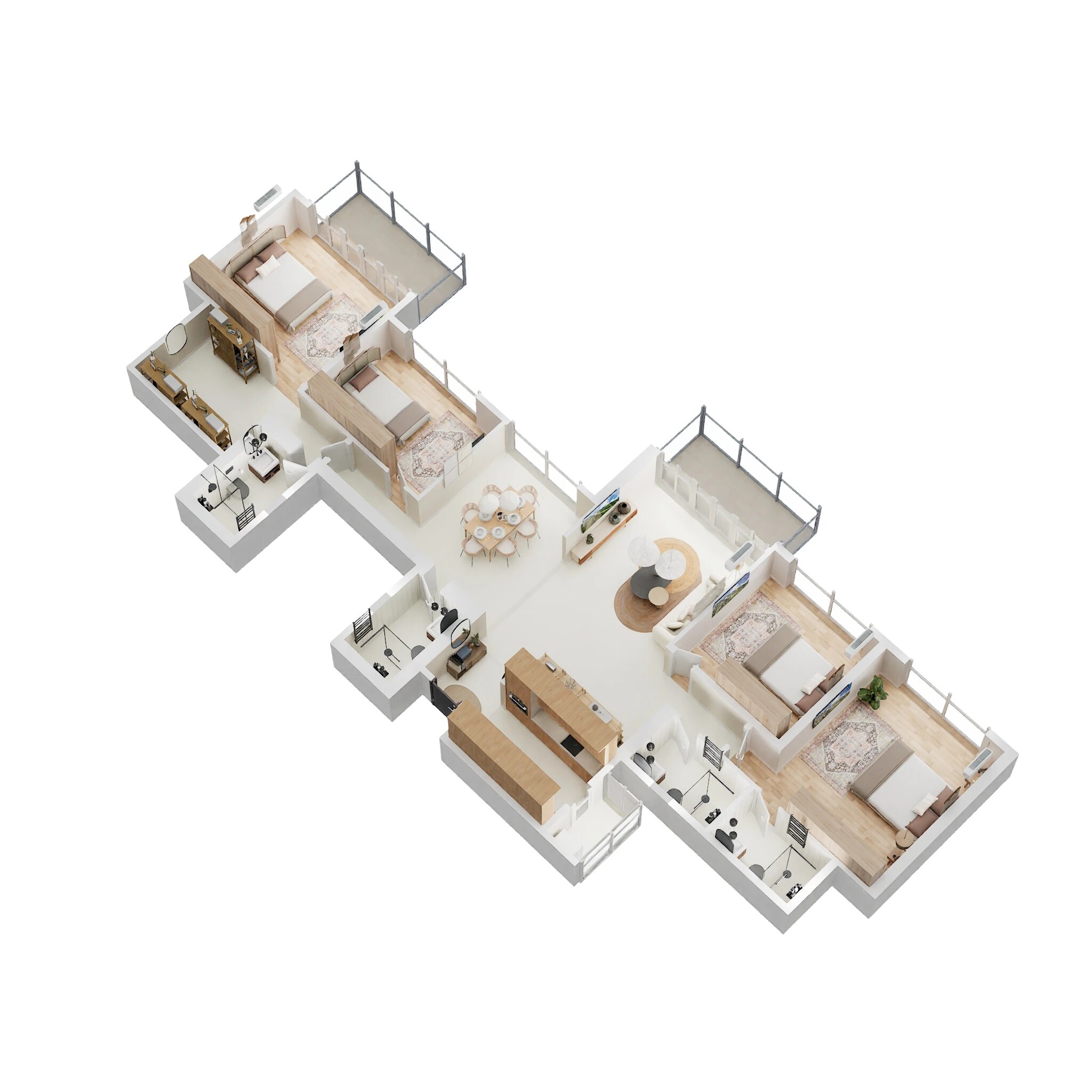 4 BHK 1649 Sq. Ft. Apartment