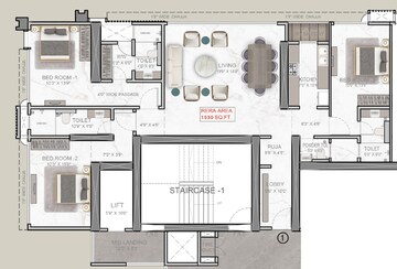  3 BHK Apartment at DLH Signature, Bandra West – for Sale