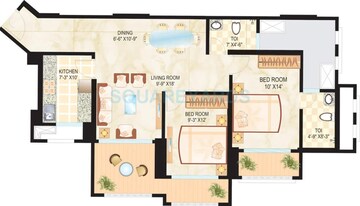  2 BHK Apartment at Dosti Ambrosia, Wadala East – for Rent