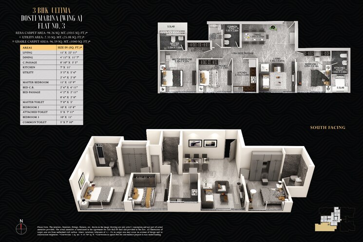 Other, dosti-eastern-bay-phase-1 3 Bedroom 965 Sq.Ft. Apartment In Wadala Mumbai 8670930