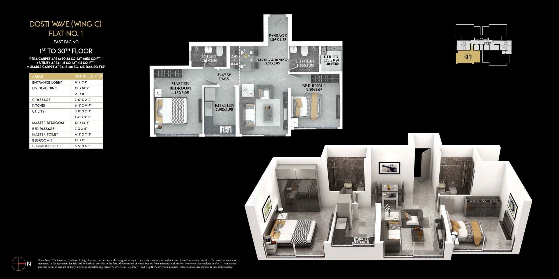 Other, dosti-eastern-bay-phase-2 2 Bedroom 741 Sq.Ft. Apartment In Wadala Mumbai 9043174