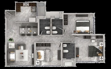 3 BHK Apartment at Dosti Eastern Bay Phase 3, Wadala – for Sale