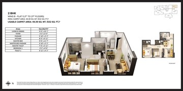  2 BHK Apartment at Dosti Mezzo 22, Sion East – for Sale