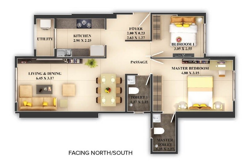 Other, dosti-mezzo-22 2 Bedroom 662 Sq.Ft. Apartment In Sion East Mumbai 6785884