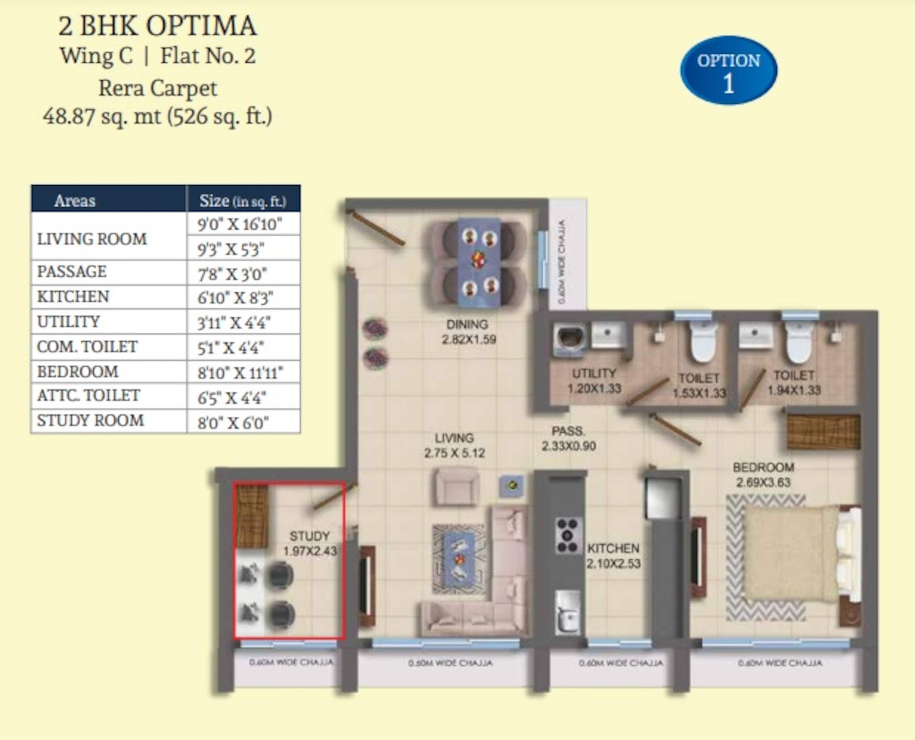 dosti oro 67 apartment 2 bhk 526sqft 20215419105448