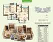 Dosti Pearl I 3 BHK Layout