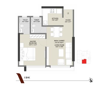  1 BHK Apartment at Dotom Vue, Borivali West – for Sale
