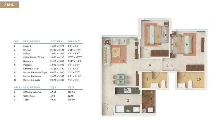 Other, dynamix-avanya 2 Bedroom 537 Sq.Ft. Apartment In Dahisar East Mumbai 8964663