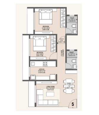 2 BHK Apartment For Resale in Ecohomes La Grace Marol Mumbai  7698716