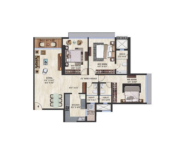 Ekta Westbay Floor Plans Bandra West, Mumbai