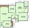 Ekta World Skypolis 3 BHK Layout