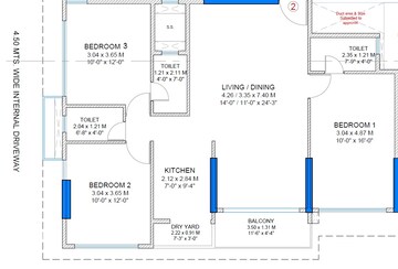  3 BHK Apartment at Elite The Crown, Tilak Nagar – for Sale