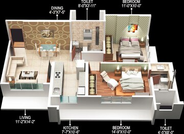  2 BHK Apartment at Empire Towers, Goregaon East – for Rent
