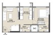 Empire Vrindavan 1 BHK Layout