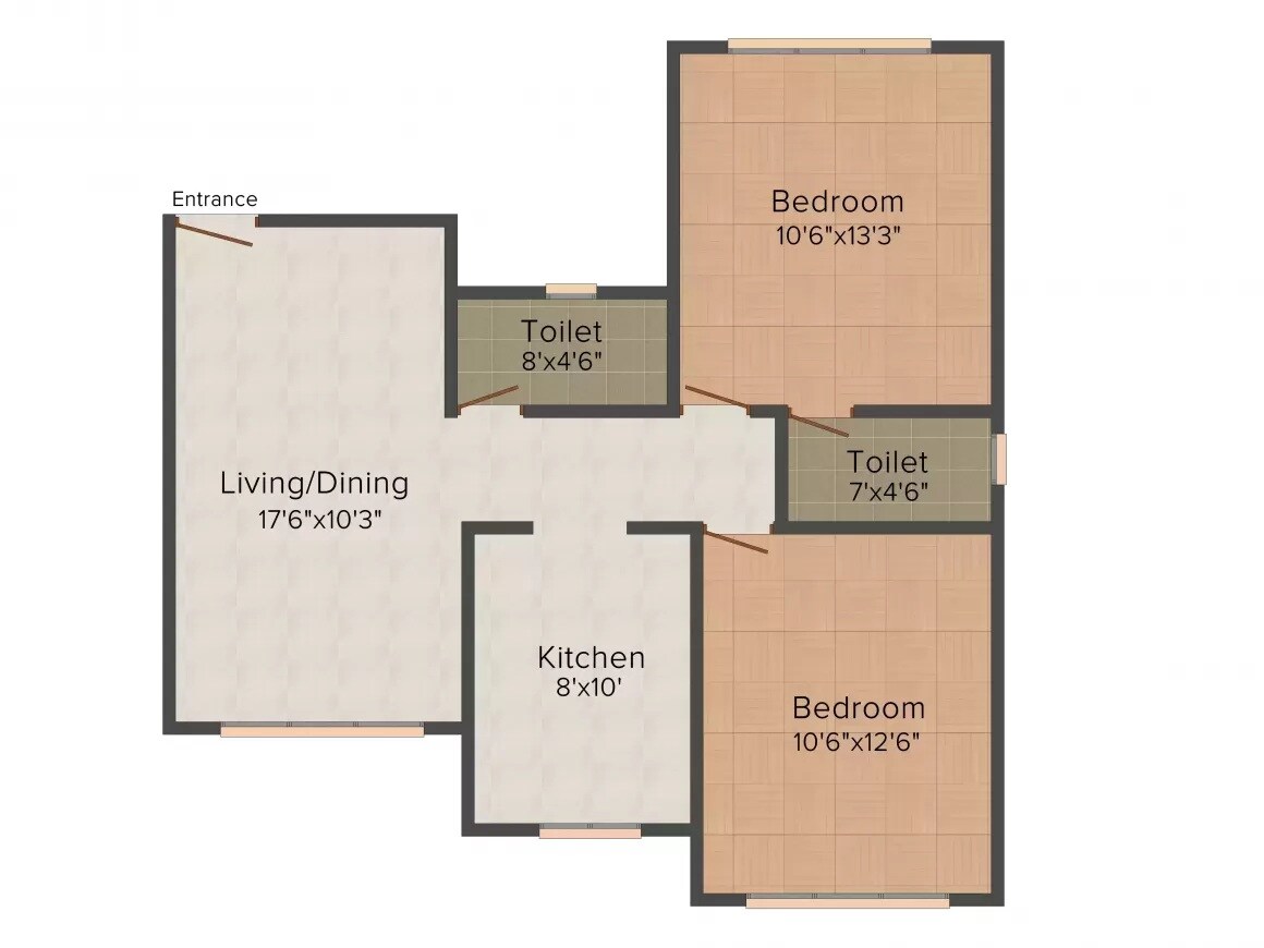  2 BHK Apartment at Eskay Venture Itus, Andheri West – for Rent