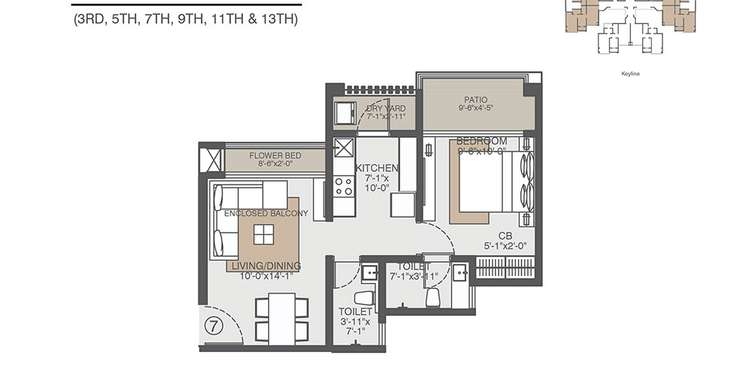 evershine amavi 303 phase 1 apartment 1 bhk 359sqft 20205619175653