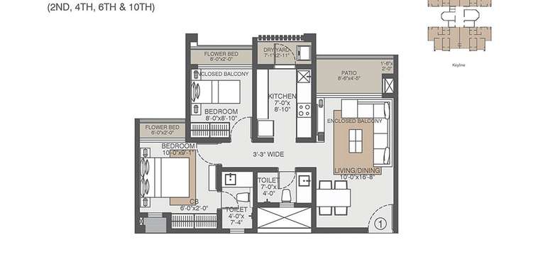 evershine amavi 303 phase 3 apartment 2 bhk 500sqft 20202719182719