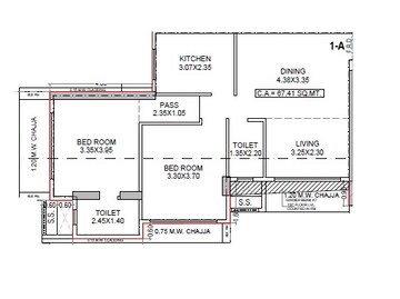  2 BHK Apartment at Evershine Bliss, Bandra West – for Sale