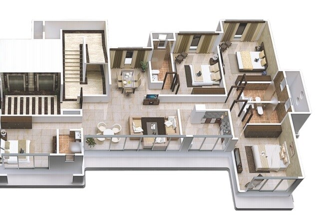 Other, fortune-avirahi 4 Bedroom 1453 Sq.Ft. Apartment In Borivali West Mumbai 7683660