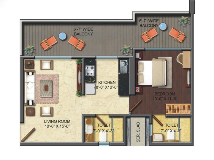  1 BHK Apartment at Gauri Excellency, Babrekar Nagar – for Sale