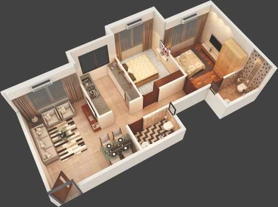 Gharkul Heights Floor Plans - Bhandup West, Mumbai