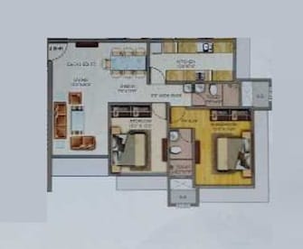 2 BHK Apartment For Rent in GK Sai Radha Complex Bhandup West Mumbai  7705178