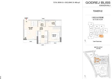  1 BHK Apartment at Godrej Bliss Kandivali, Kandivali East – for Sale