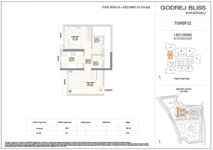 Other, godrej-bliss-kandivali 1 Bedroom 413 Sq.Ft. Apartment In Kandivali East Mumbai 9314841