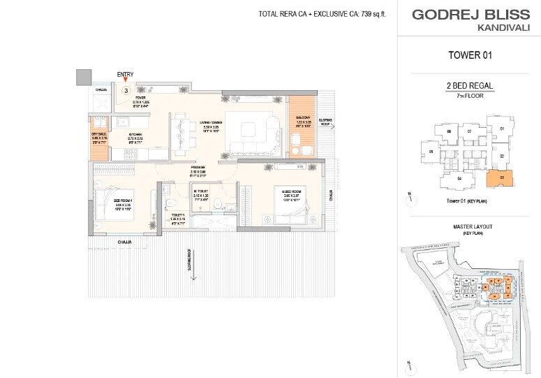 Other, godrej-bliss-kandivali 2 Bedroom 739 Sq.Ft. Apartment In Kandivali East Mumbai 7997292