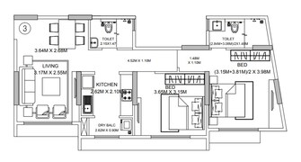 2 BHK Apartment For Resale in Godrej Central Chembur Mumbai  8176406