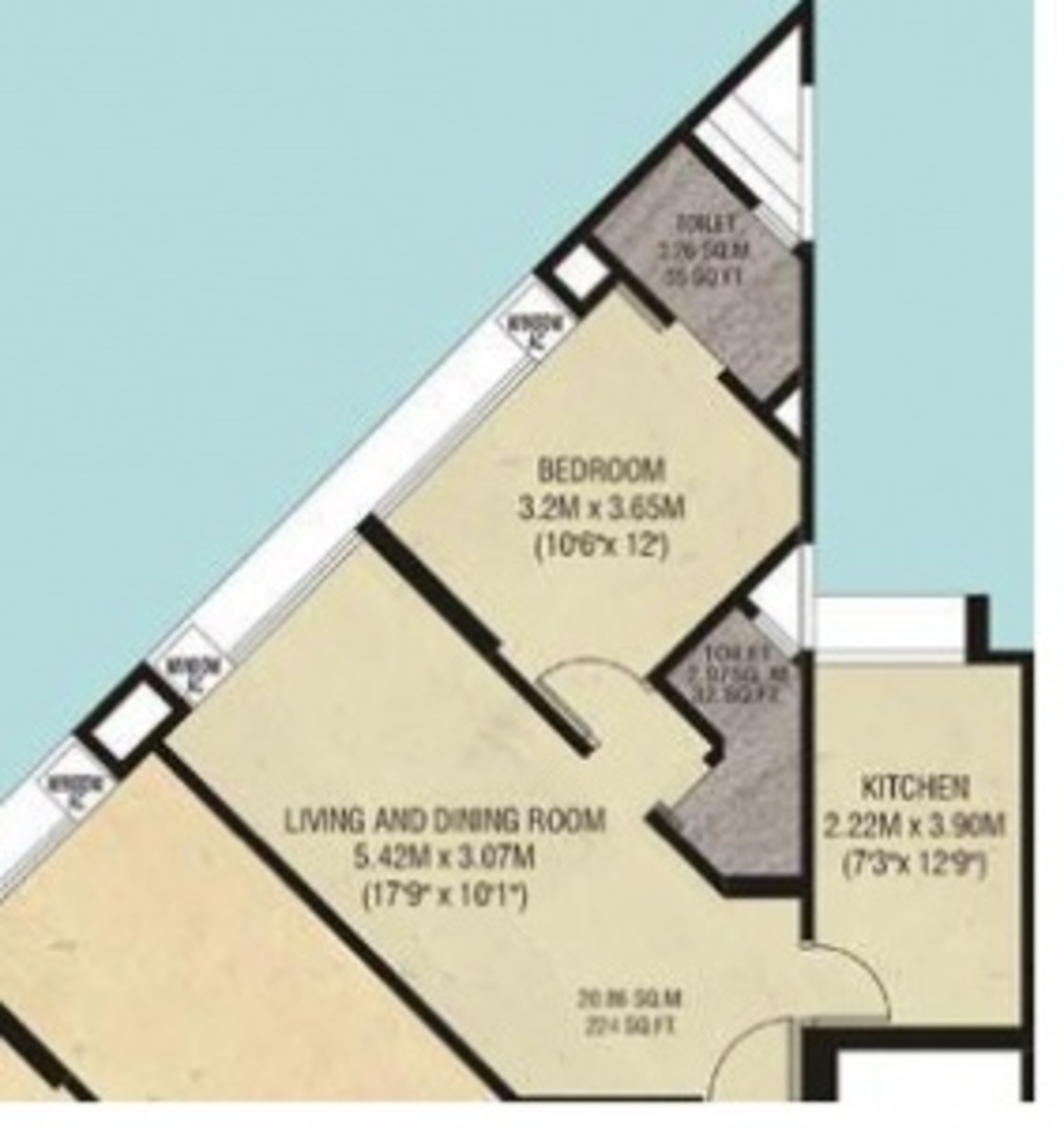 godrej garden enclave a type tower apartment 1 bhk 728sqft 20215706175740
