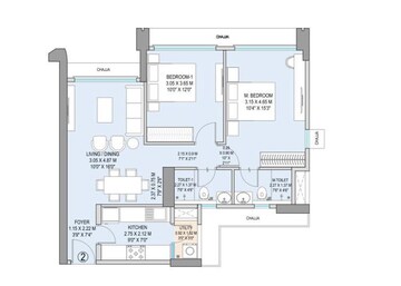  2 BHK Apartment at Godrej Horizon Wadala, Wadala – for Sale