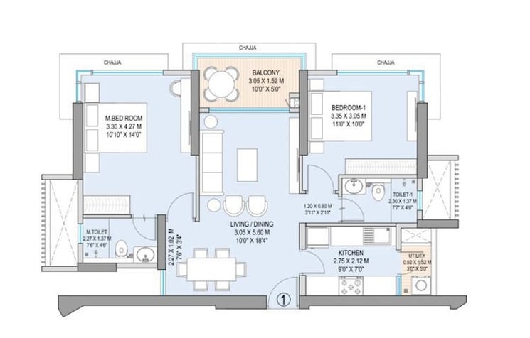 Other, godrej-horizon-wadala 2 Bedroom 777 Sq.Ft. Apartment In Wadala Mumbai 8828500