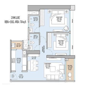  2 BHK Apartment at Godrej Nurture Mumbai, Bhandup West – for Sale